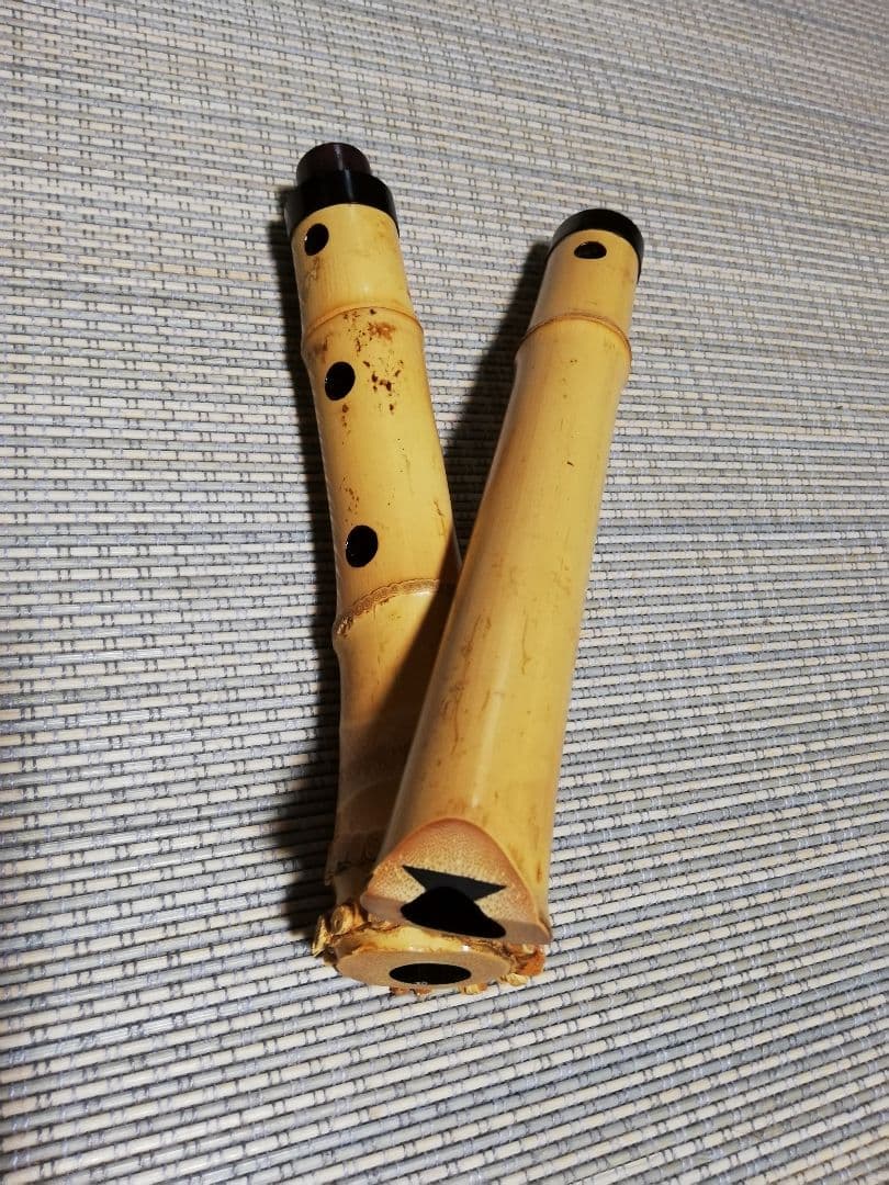 尺八本体 竹製 5穴49㌢1.6寸