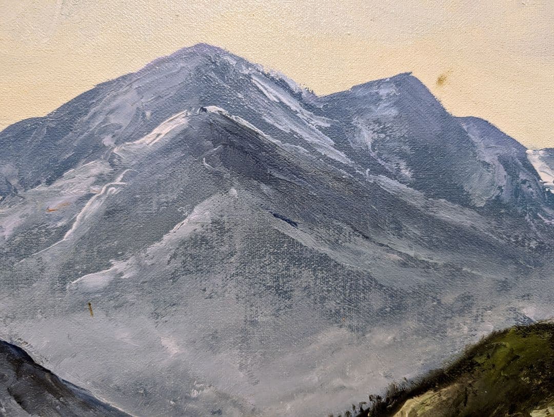 片瀬剛志　F8 油彩画　爺ケ岳御船春堂　広島出身　無所属　絵画　保証書付