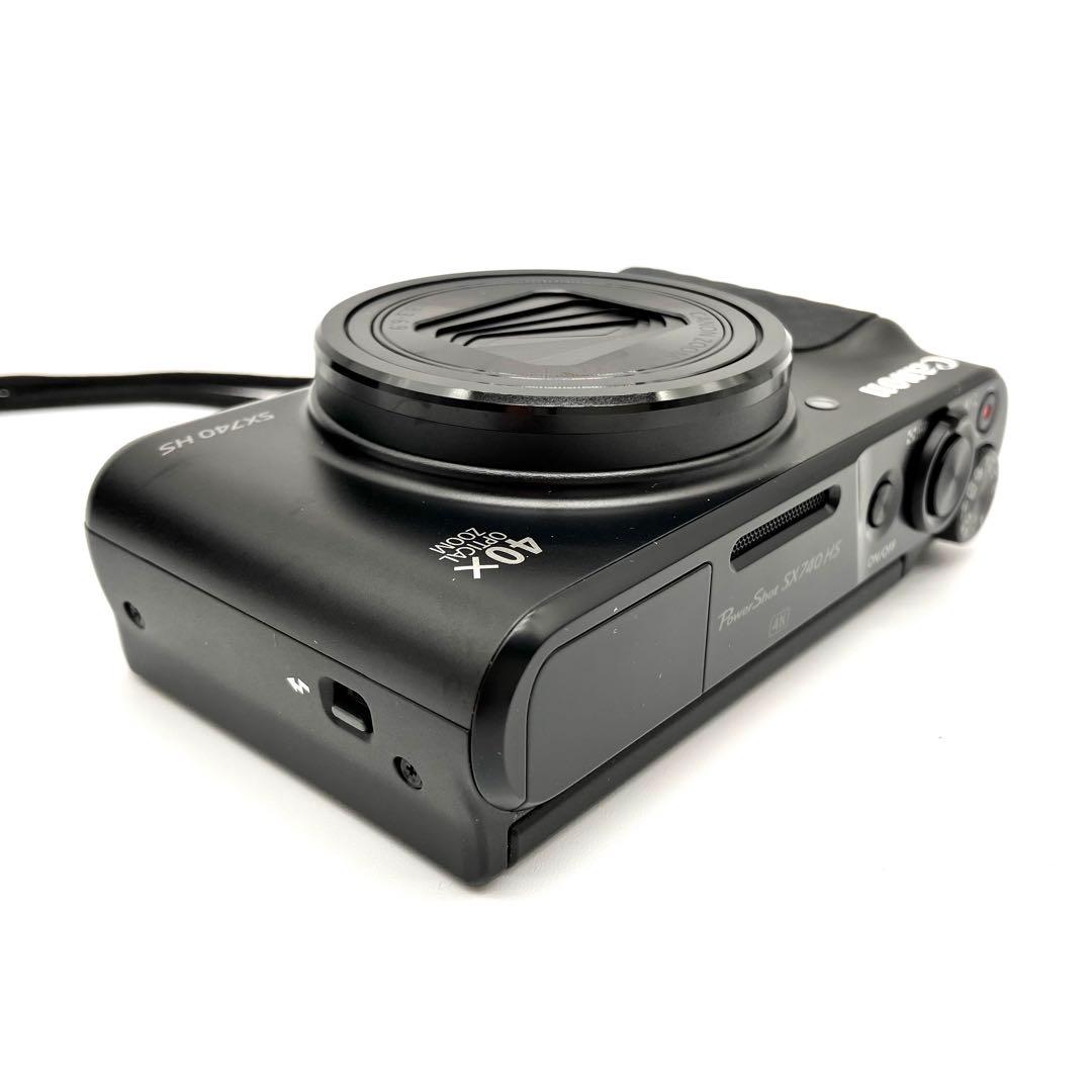 美品Wi-Fi対応♪ Canon PowerShot SX740 HS ブラック