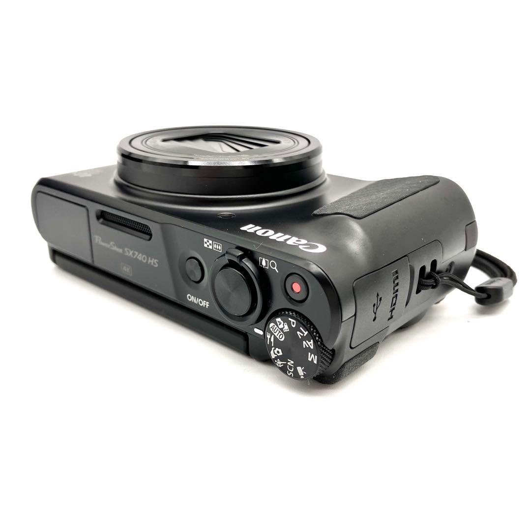 美品Wi-Fi対応♪ Canon PowerShot SX740 HS ブラック