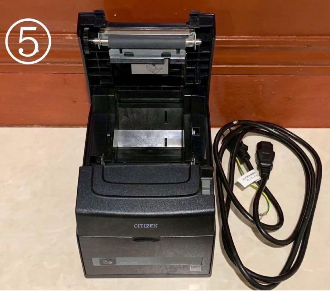 2台　Citizen シチズン　CT-S401ETJBK レシートプリンター