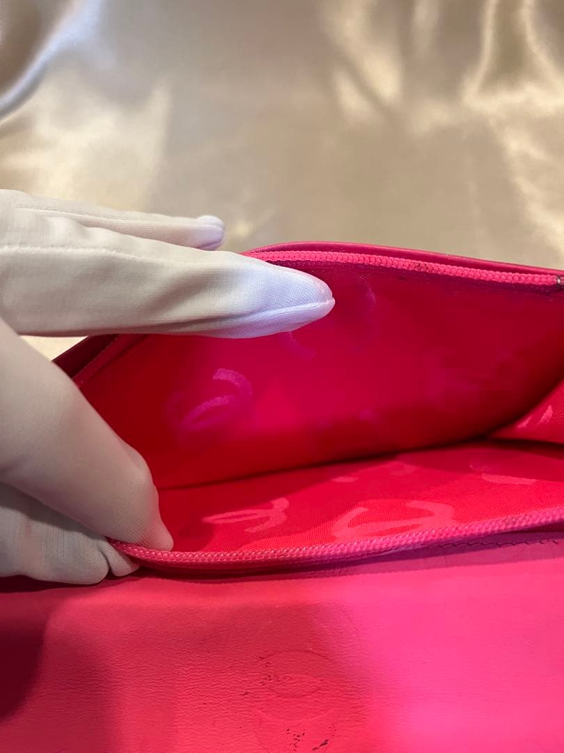 CHANEL 二つ折り長財布 カンボンライン　正規品
