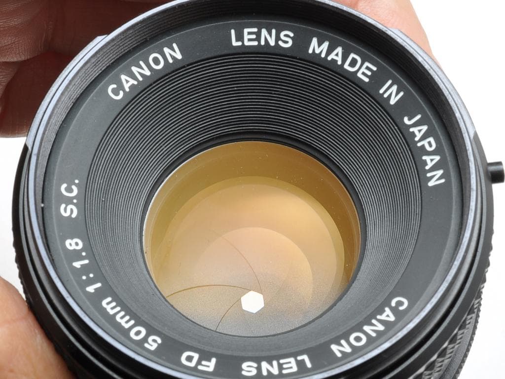 キヤノン AE-1 PROGRAM ブラック FD 50 f1.8 SC 動確