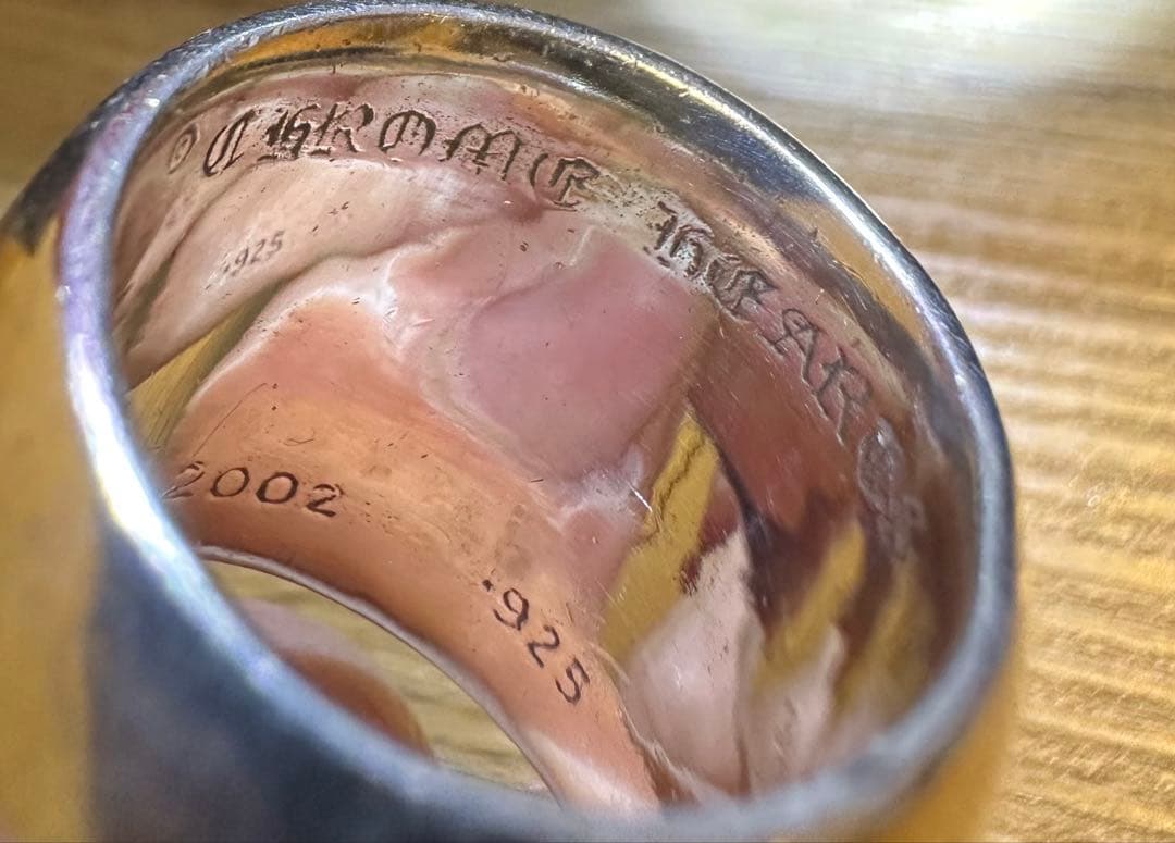 ルキ クロムハーツ クラシックオーバルクロスリング 22号