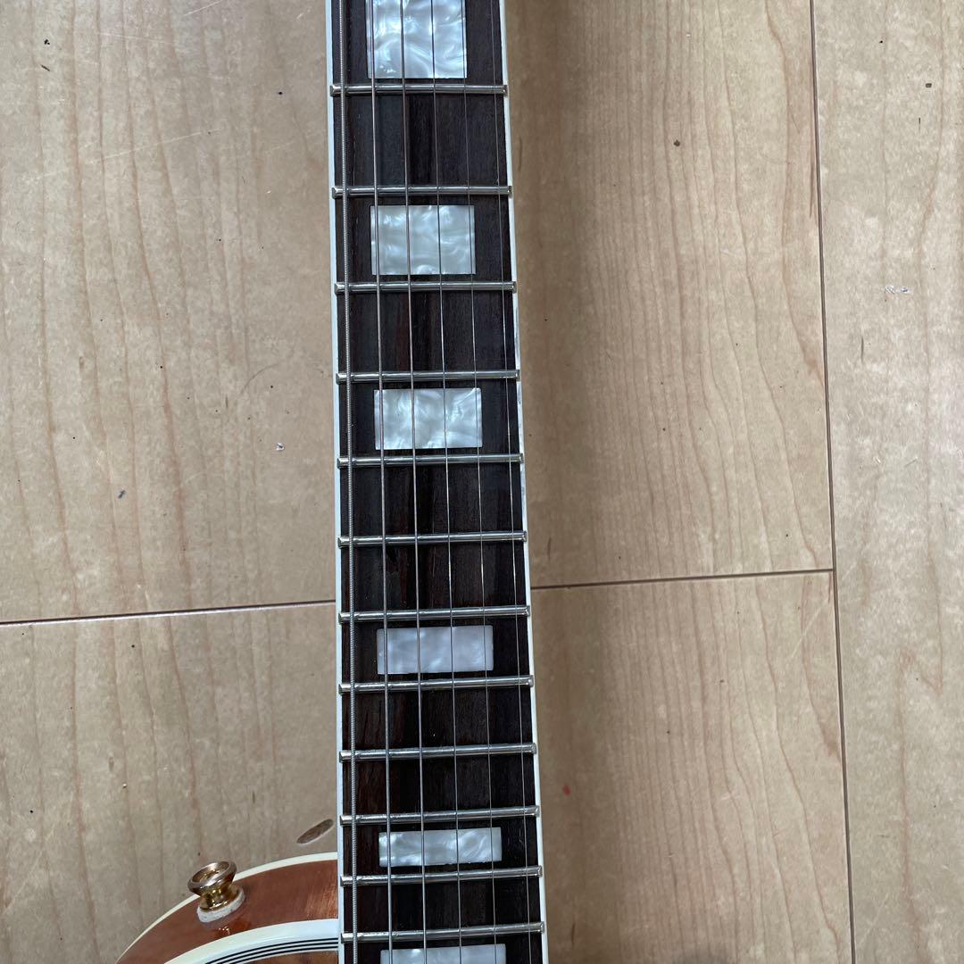 安い　Epiphone Les Paul Custom Koa Natural