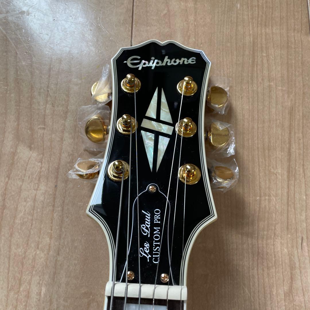 安い　Epiphone Les Paul Custom Koa Natural
