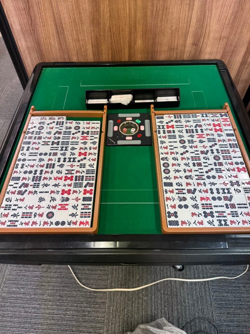 e-mahjong 全自動麻雀卓 スパイダーハッシュ　麻雀牌 点棒付