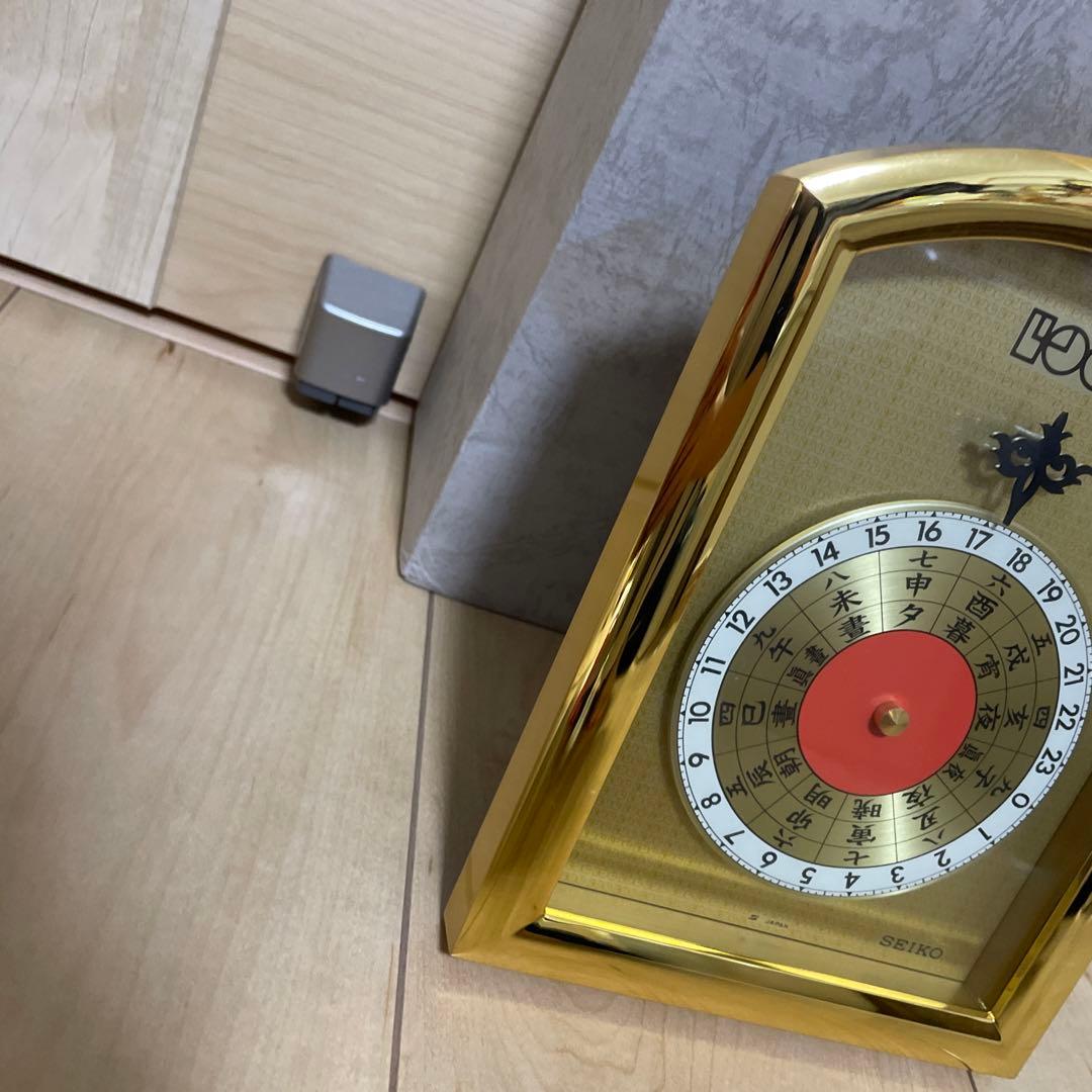 【超希少！非売品】精工舎　SEIKO 服部時計店100年記念置き時計　動作◎