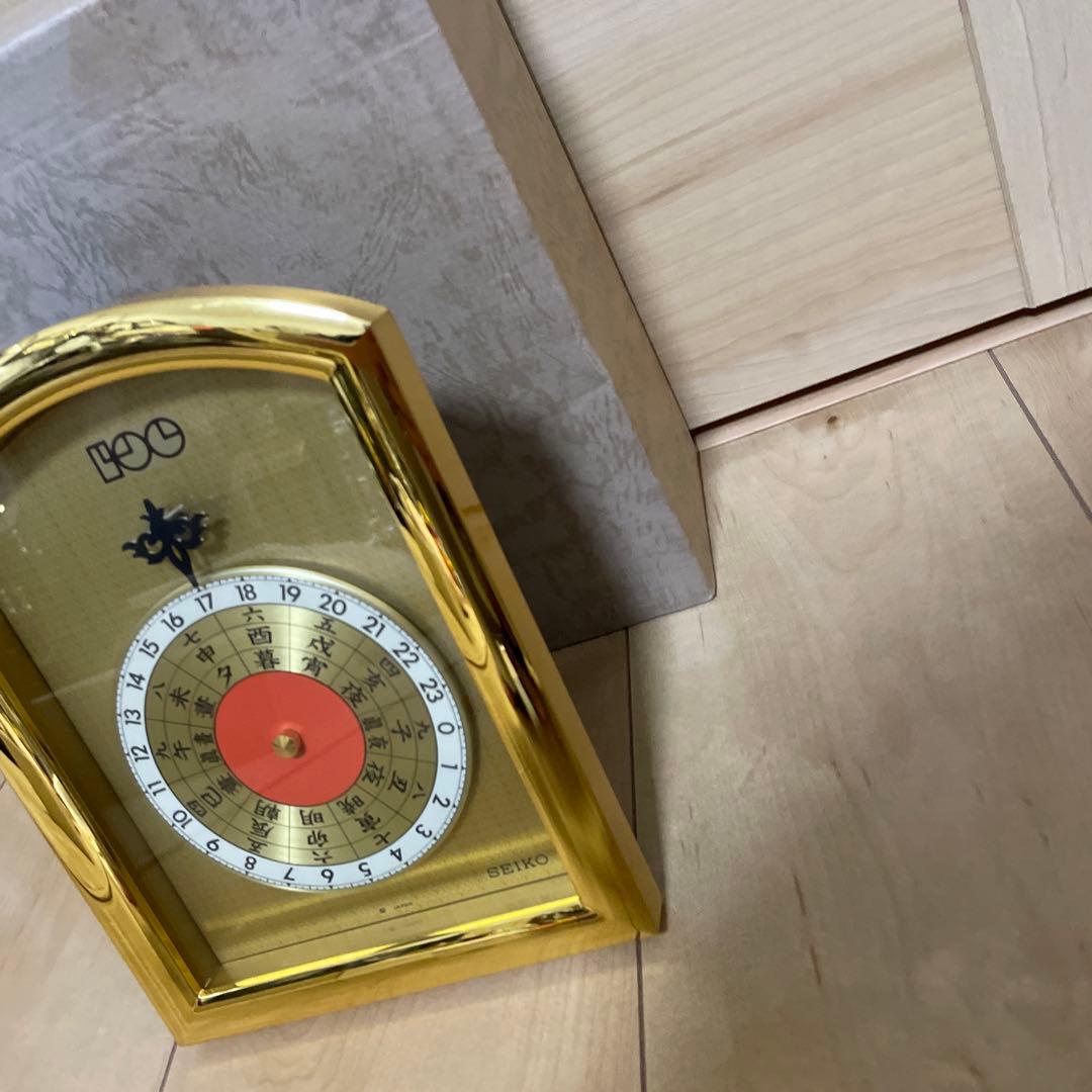 【超希少！非売品】精工舎　SEIKO 服部時計店100年記念置き時計　動作◎