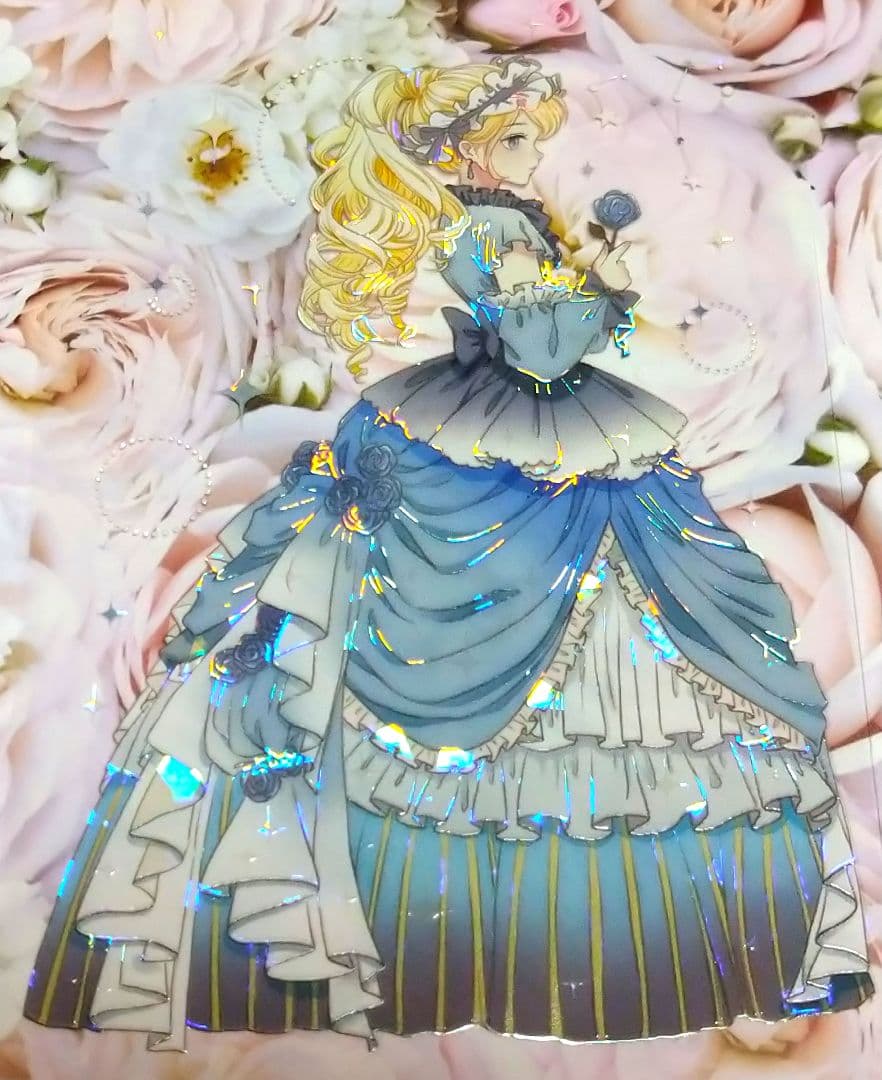 のこり２✩再販✩J442＃洛可可幻夜曲(琉璃光)切り売り海外人物マステ女の子