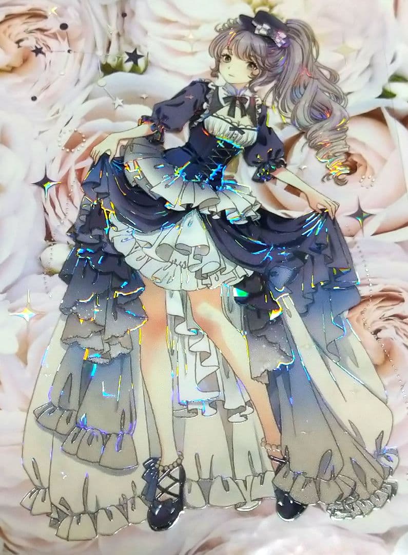 のこり２✩再販✩J442＃洛可可幻夜曲(琉璃光)切り売り海外人物マステ女の子