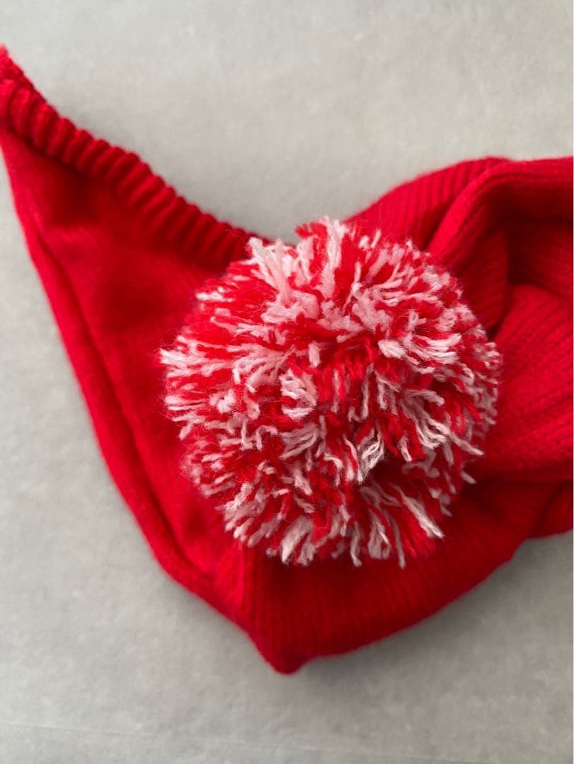 古着 ビンテージ 90s ニット帽 ビーニー 耳付きキャップ NICE 美品