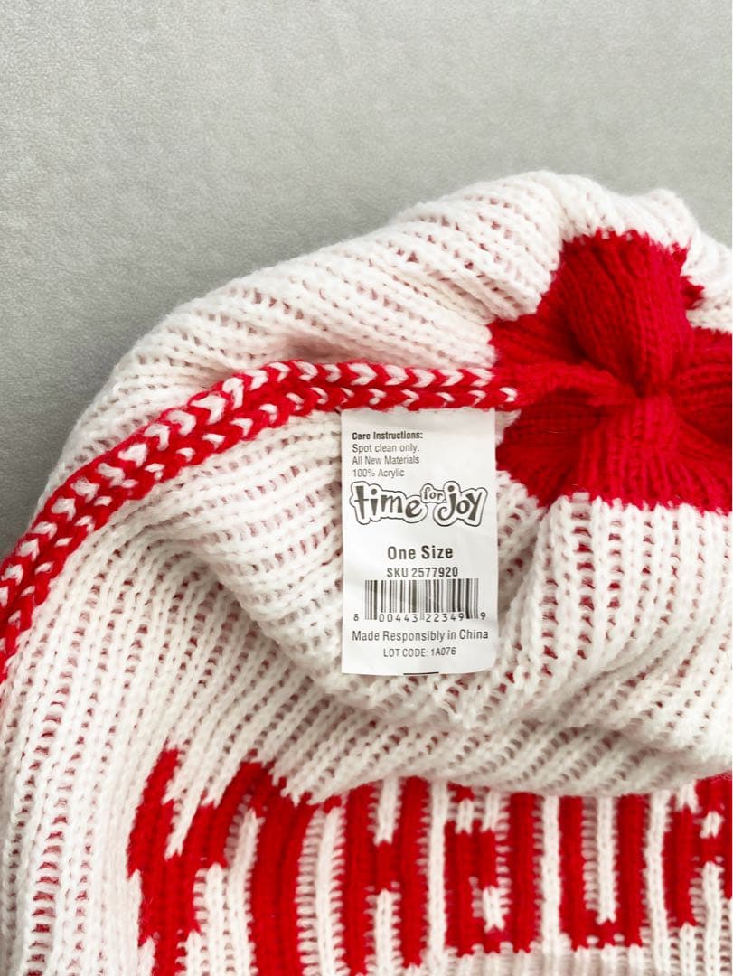 古着 ビンテージ 90s ニット帽 ビーニー 耳付きキャップ NICE 美品