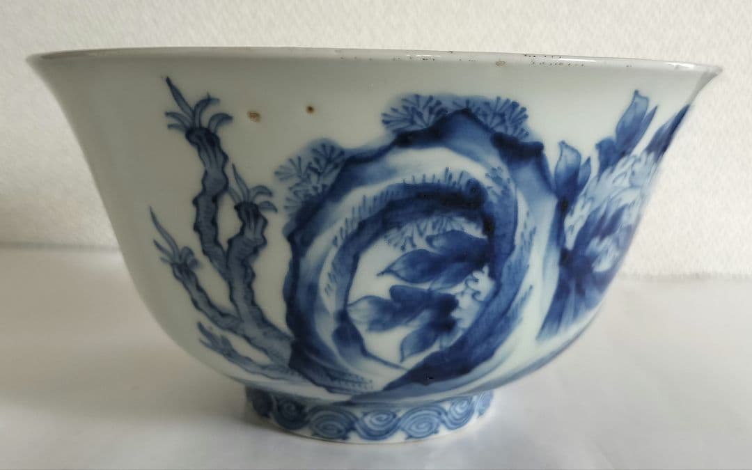 染付　どんぶり