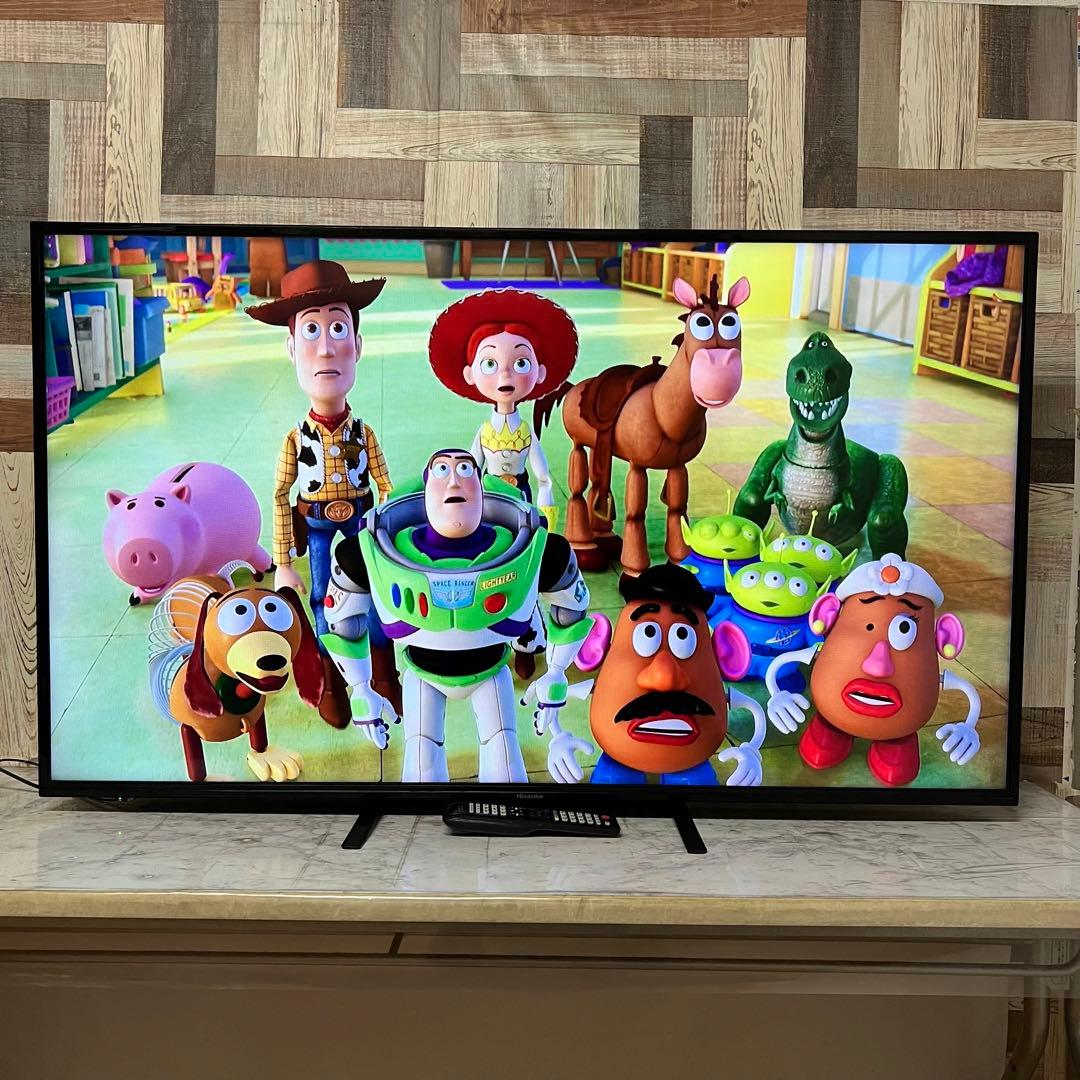 即日受渡❣️全国送料込Hisense55型液晶 テレビ 外付HDD裏番組録画対応