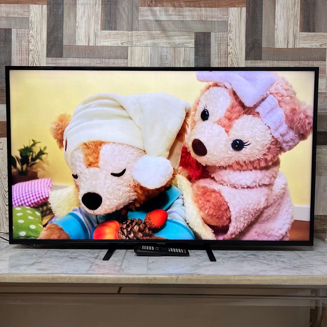 即日受渡❣️全国送料込Hisense55型液晶 テレビ 外付HDD裏番組録画対応