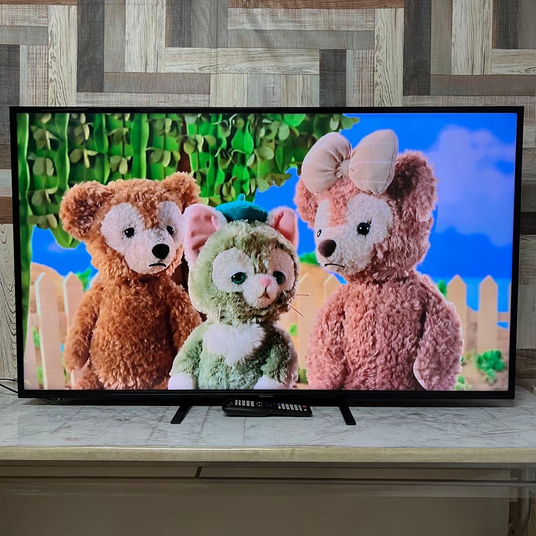 即日受渡❣️全国送料込Hisense55型液晶 テレビ 外付HDD裏番組録画対応