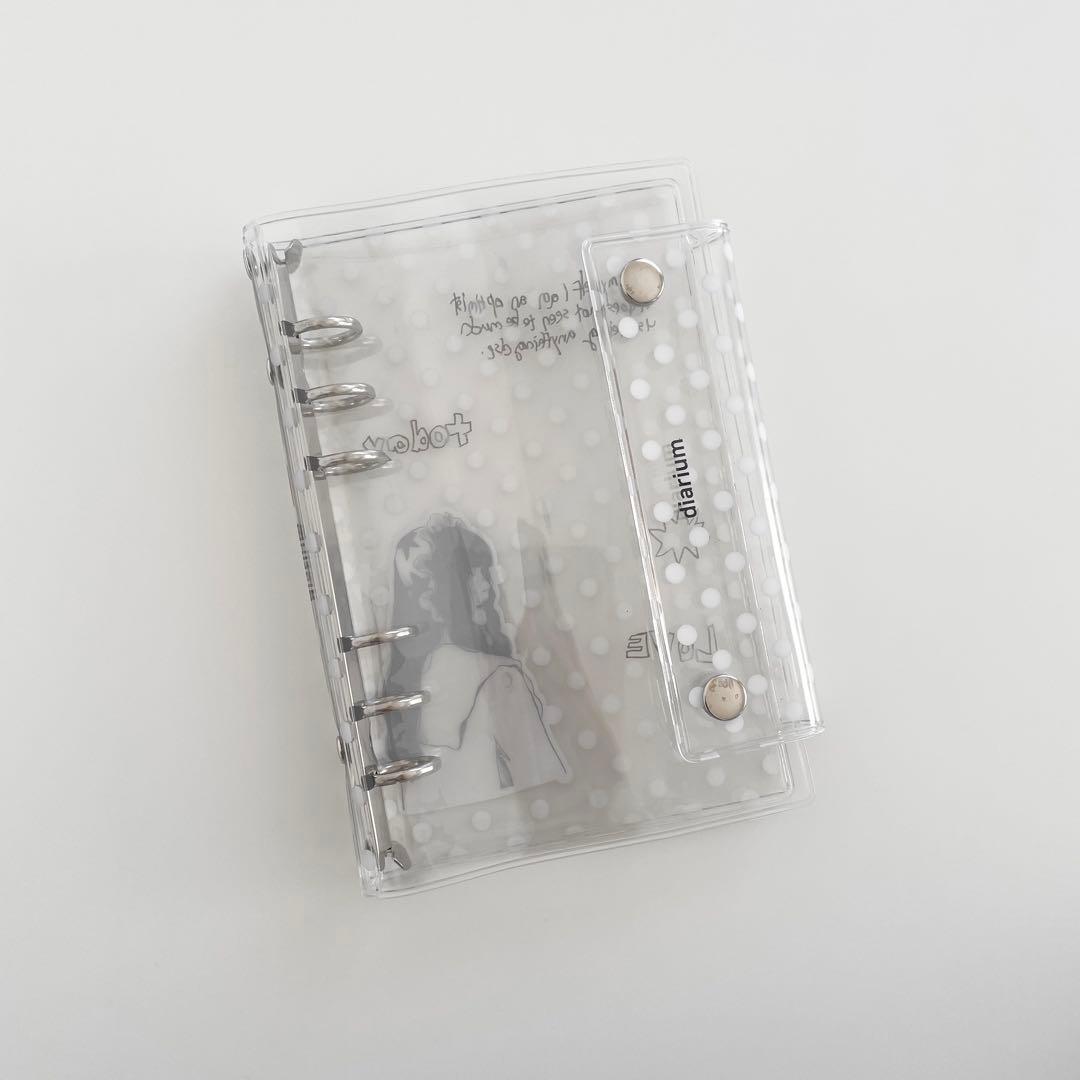早い者勝　韓国　貯金　バインダー　カバー　A6 pvc diarium No.2