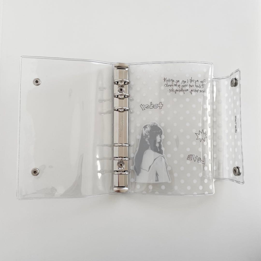 早い者勝　韓国　貯金　バインダー　カバー　A6 pvc diarium No.2