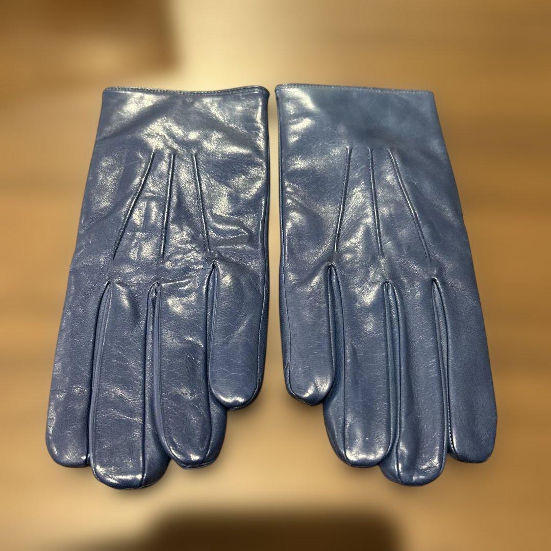 メローラ　手袋　ナパレザー　ブルー　7.5インチ