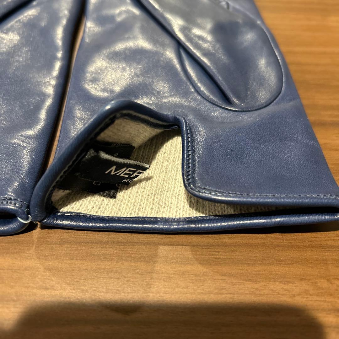 メローラ　手袋　ナパレザー　ブルー　7.5インチ