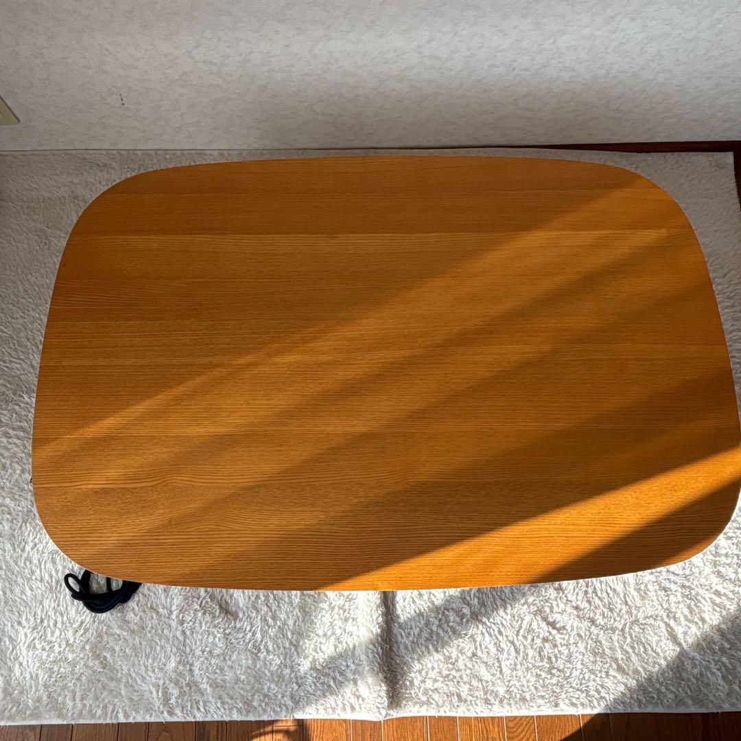 Ao✴︎様リクエスト品】無印 こたつ タモ材 楕円 丸脚 フラットヒーター 廃盤品