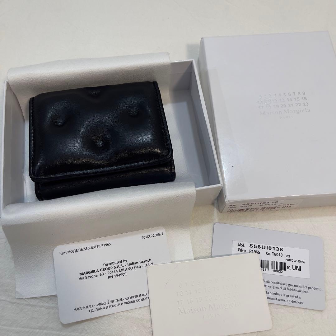 ✨極美品 メゾンマルジェラ グラムスラム 三つ折り財布 S56UI0138