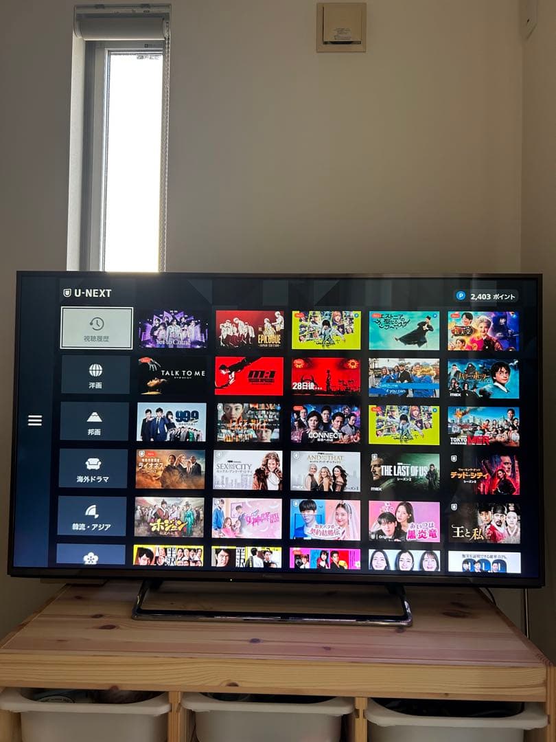 Panasonic プレミアム4K液晶テレビ　TH-49CX800 49インチ