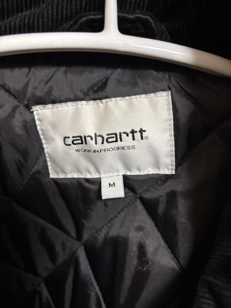 Carharttブラックコーデュロイジャケット