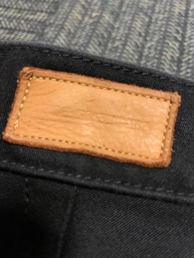 FOB FACTORY ブラック モールスキン トラウザーズ S 日本製