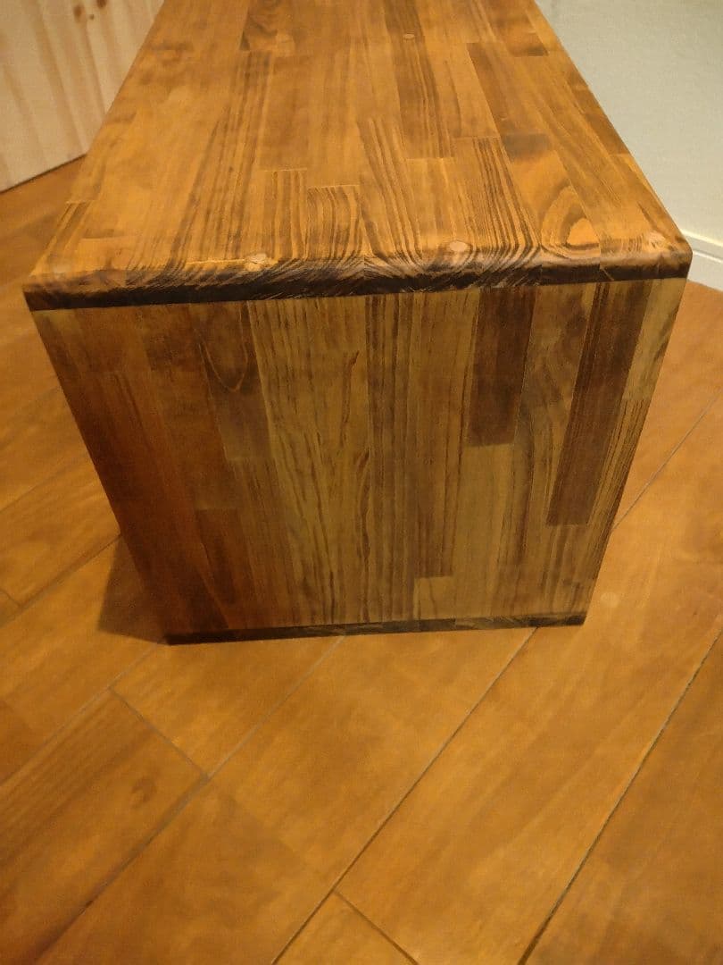 木製　ハンドメイド　オーダー　日の字型　テレビ台　水槽台　棚　シェルフ　本棚