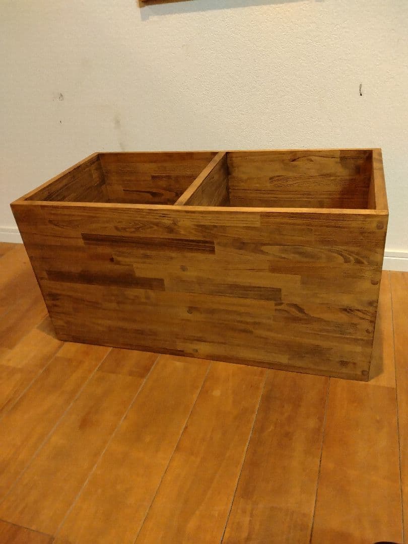 木製　ハンドメイド　オーダー　日の字型　テレビ台　水槽台　棚　シェルフ　本棚