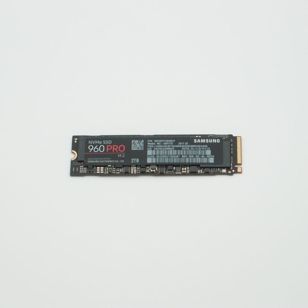 Samsung 960 PRO 2TB 高耐久SSD MLC M.2 NVMe