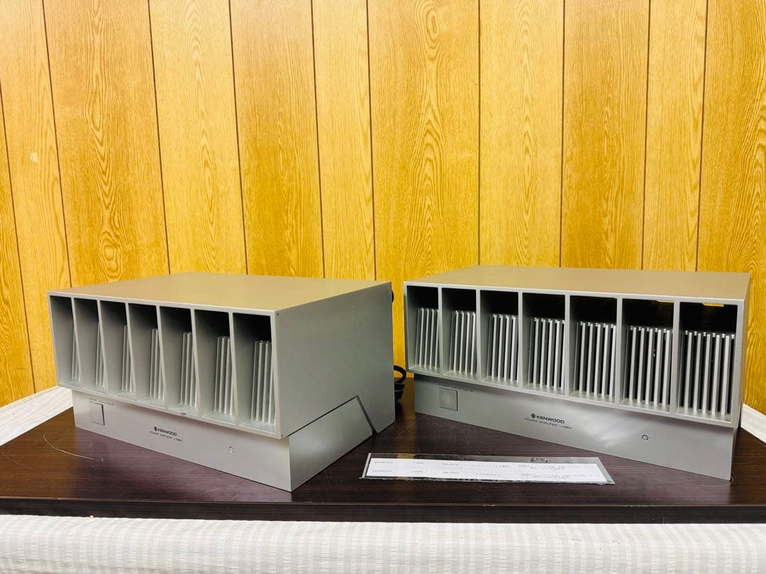 KENWOOD ケンウッド L-08M パワーアンプ　ペア　メンテナンス品