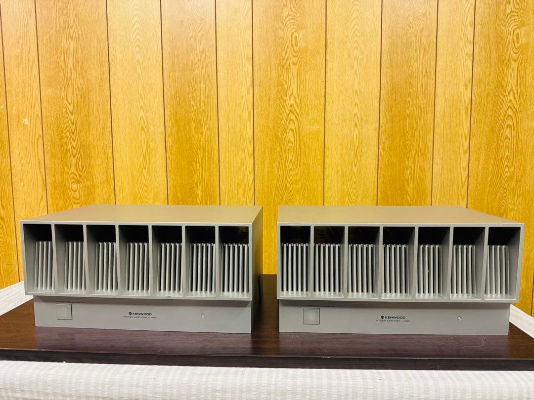 KENWOOD ケンウッド L-08M パワーアンプ　ペア　メンテナンス品