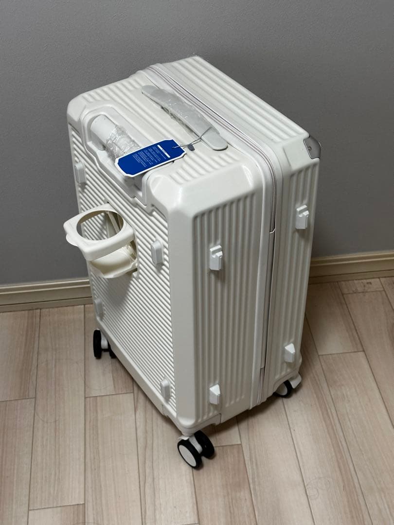 PEPSIコラボ 白キャリーケース（カップホルダー付）