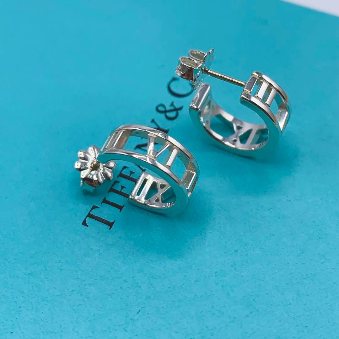 【超美品/箱付き】ティファニー　ピアス　アトラス　フープ　両耳　オシャレ　925
