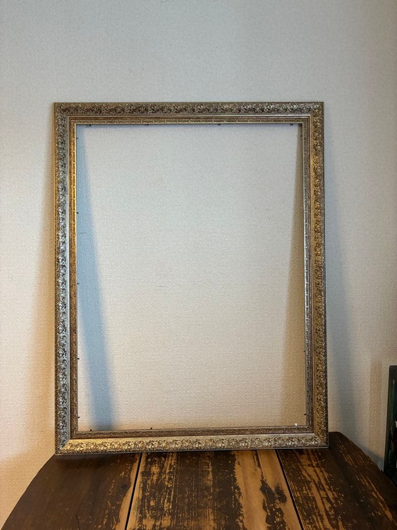 専用　レトロ　額縁フレーム枠のみ　2点セット　壁掛け　アート　アンティーク調