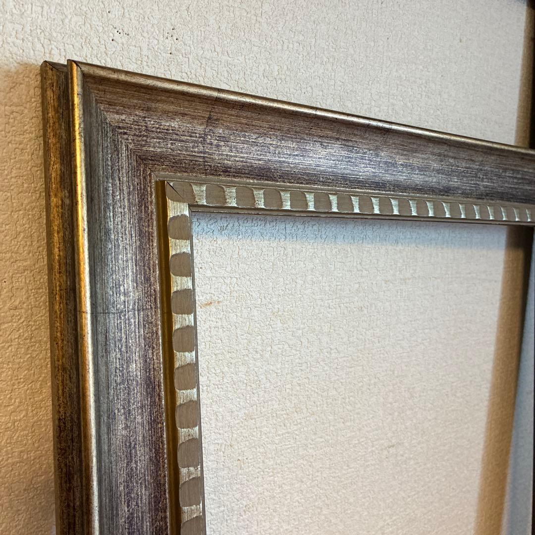 専用　レトロ　額縁フレーム枠のみ　2点セット　壁掛け　アート　アンティーク調