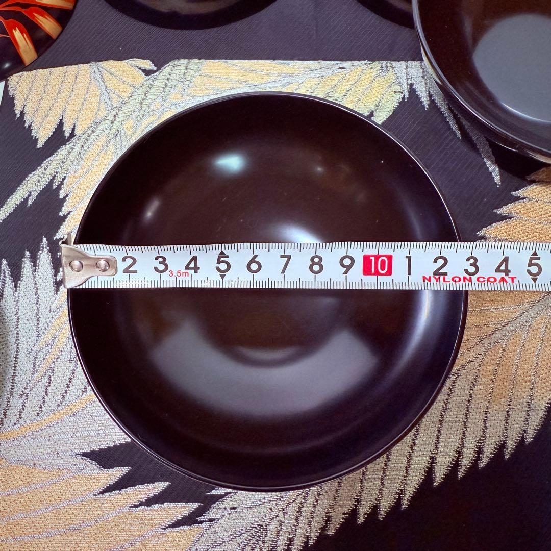 漆器　輪島塗　本蒔絵磨出金彩　木製　蓋付椀　お煮物椀　吸物椀　5客