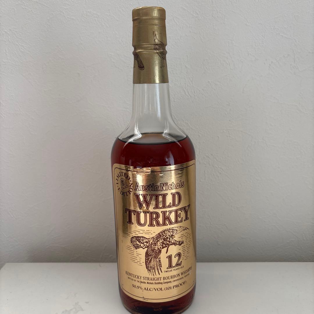 未開封・ワイルドターキー 12年 リミテッドエディション　ゴールドラベル