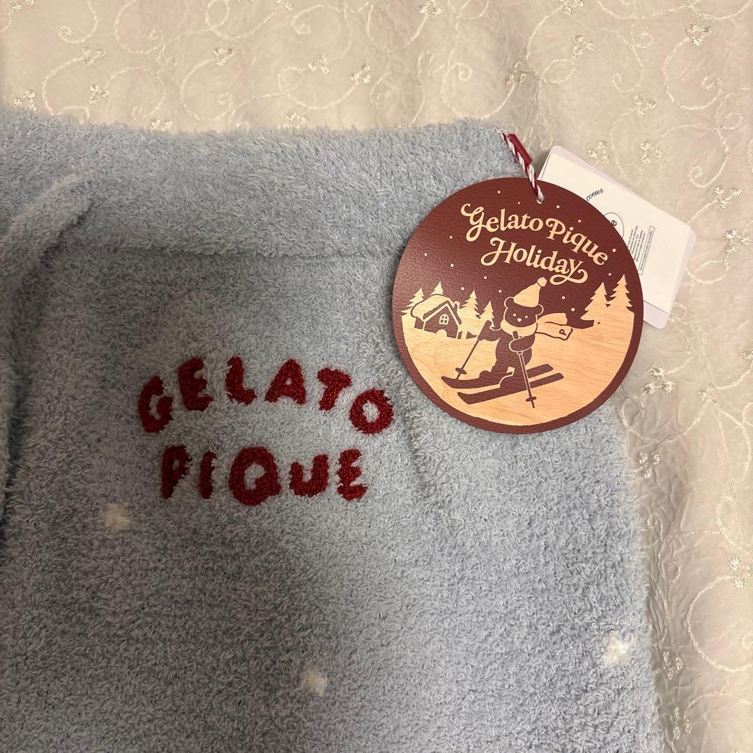 ジェラピケ　スキーベアジャガードロングパンツ　ホリデー