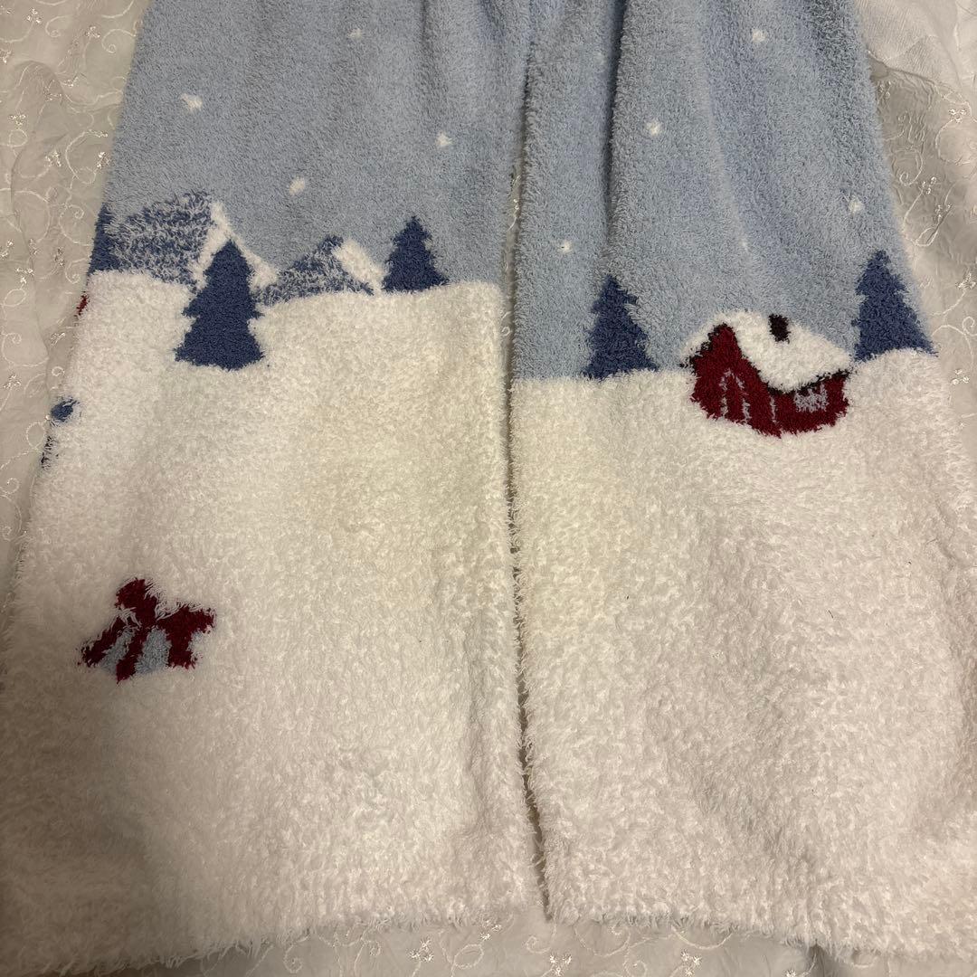 ジェラピケ　スキーベアジャガードロングパンツ　ホリデー