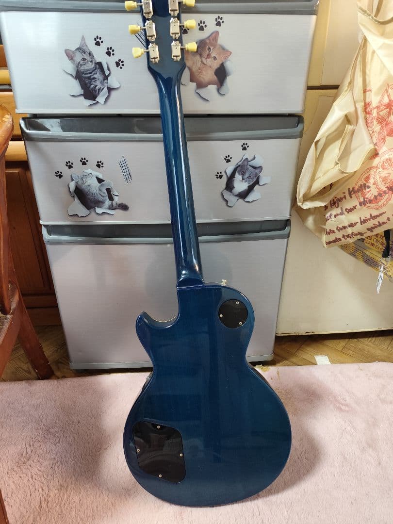 Edwardsレスポールエレキギター ブルー