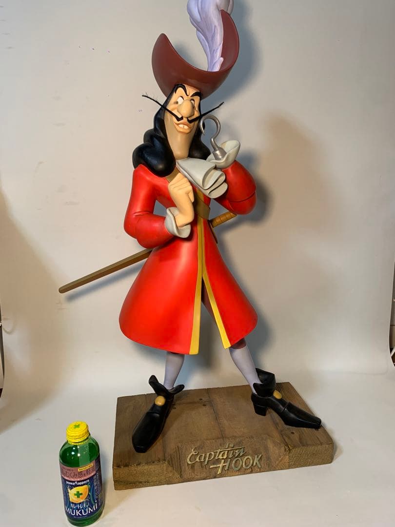 ディズニー ピーターパン　フック船長 ビッグ　フィギュア　スタチュー　レア
