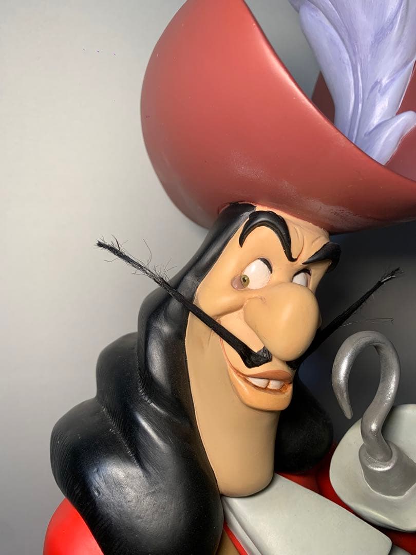 ディズニー ピーターパン　フック船長 ビッグ　フィギュア　スタチュー　レア