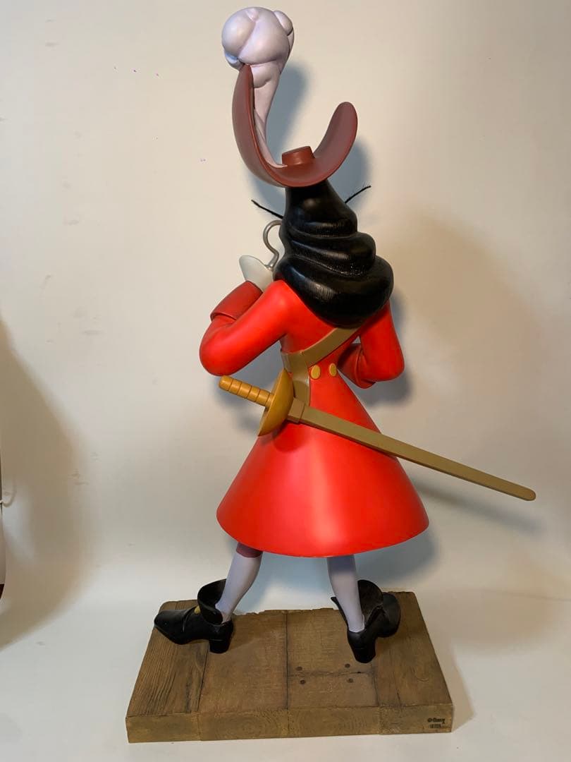 ディズニー ピーターパン　フック船長 ビッグ　フィギュア　スタチュー　レア