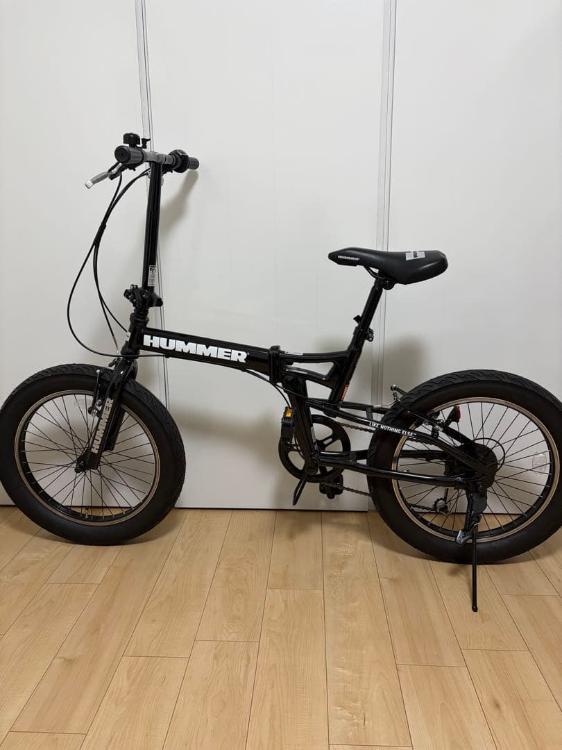 (yurieru) HUMMER 折りたたみ自転車 ブラック