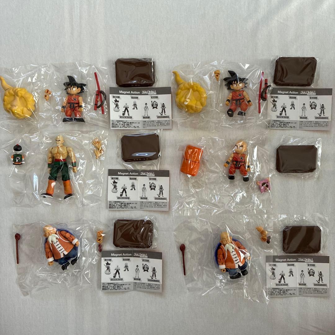 マグネットアクション　ドラゴンボール　フィギュア　6個