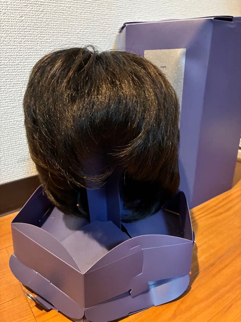 美品　フォンテーヌ　人毛ミックス　ウィッグ　ショート　医療用にも